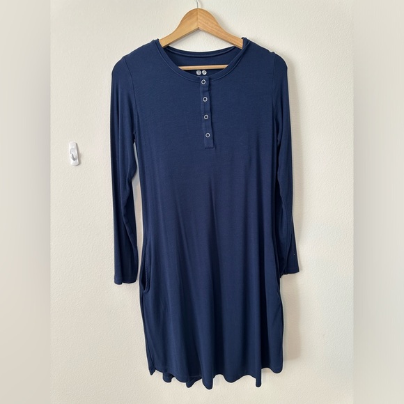 Kindred Bravely Other - EUC! Kindred Bravely maternity night gown, pajama dress, dark blue, medium